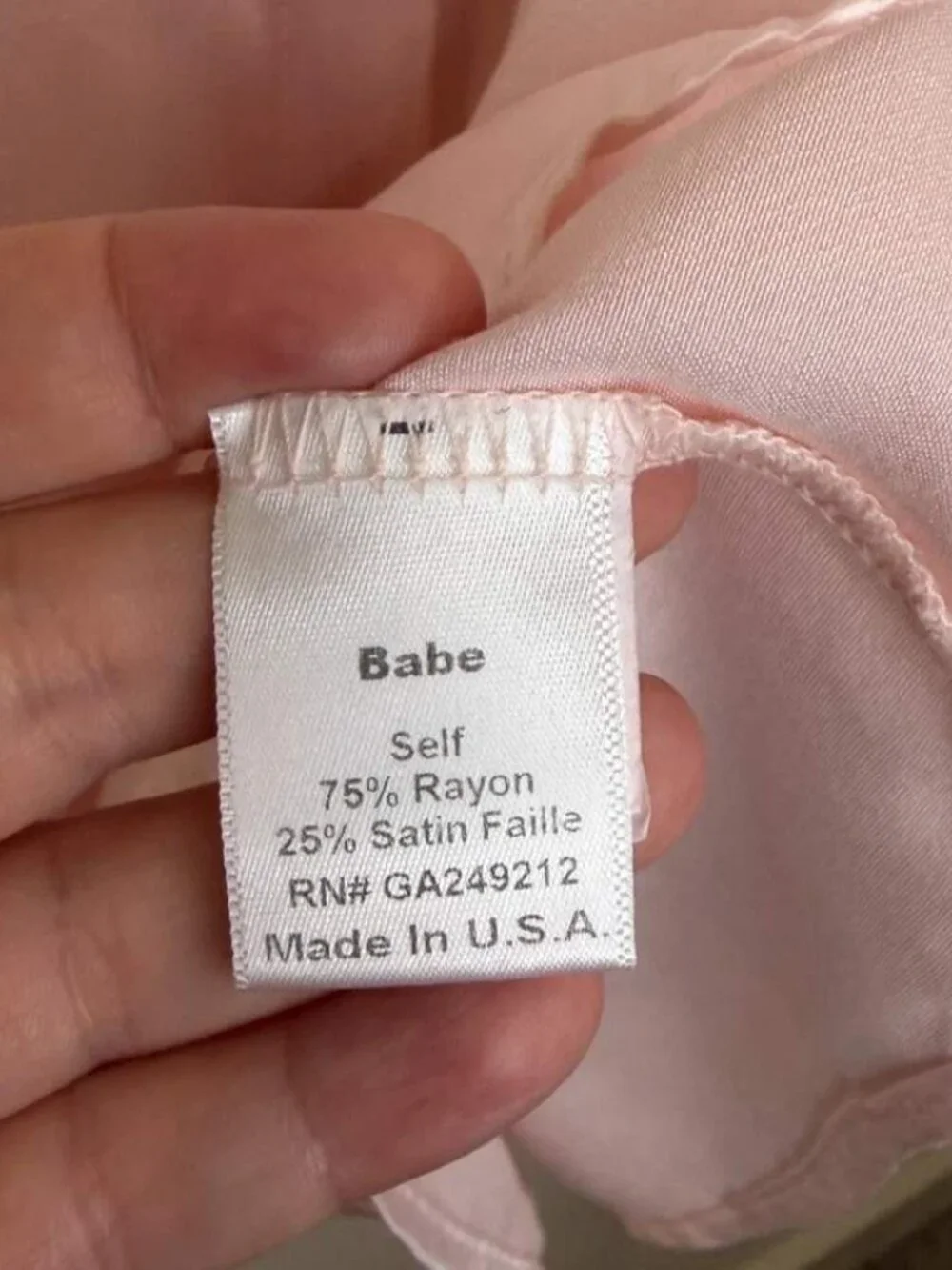 NWT PJ Harlow Babe Satin Cami M Pleated Front And Adjustable Straps Blush Pink